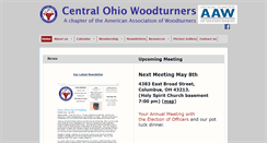 Desktop Screenshot of centralohiowoodturners.org