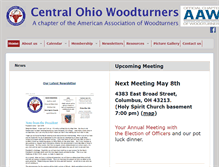 Tablet Screenshot of centralohiowoodturners.org